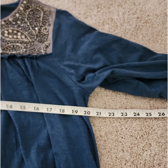 ANTHROPOLOGIE / DELTTA BEADED TOP - Picture 4 of 12